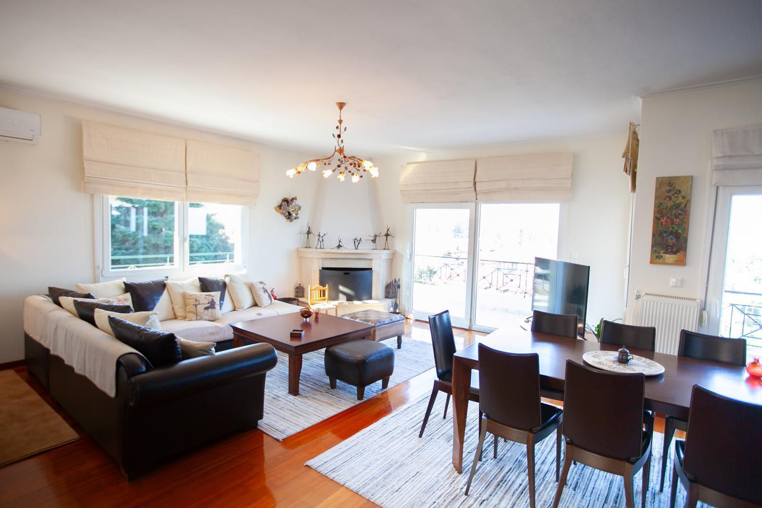 Rodon Apartment With Great View, Sauna And Jacuzzi Litóchoron Buitenkant foto