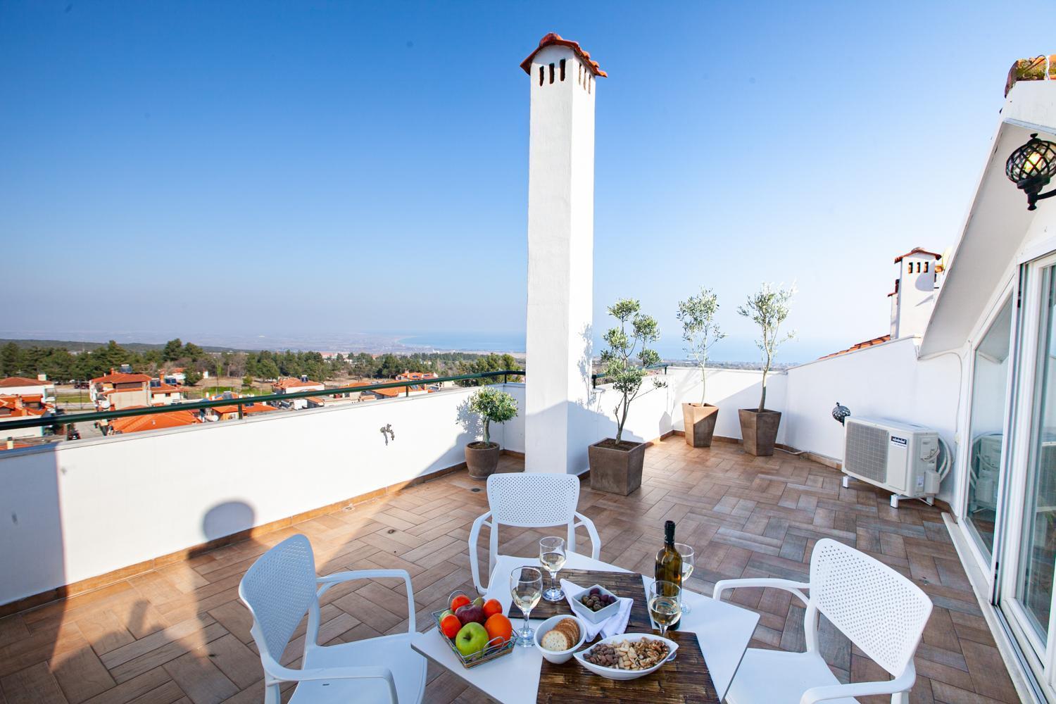 Rodon Apartment With Great View, Sauna And Jacuzzi Litóchoron Buitenkant foto