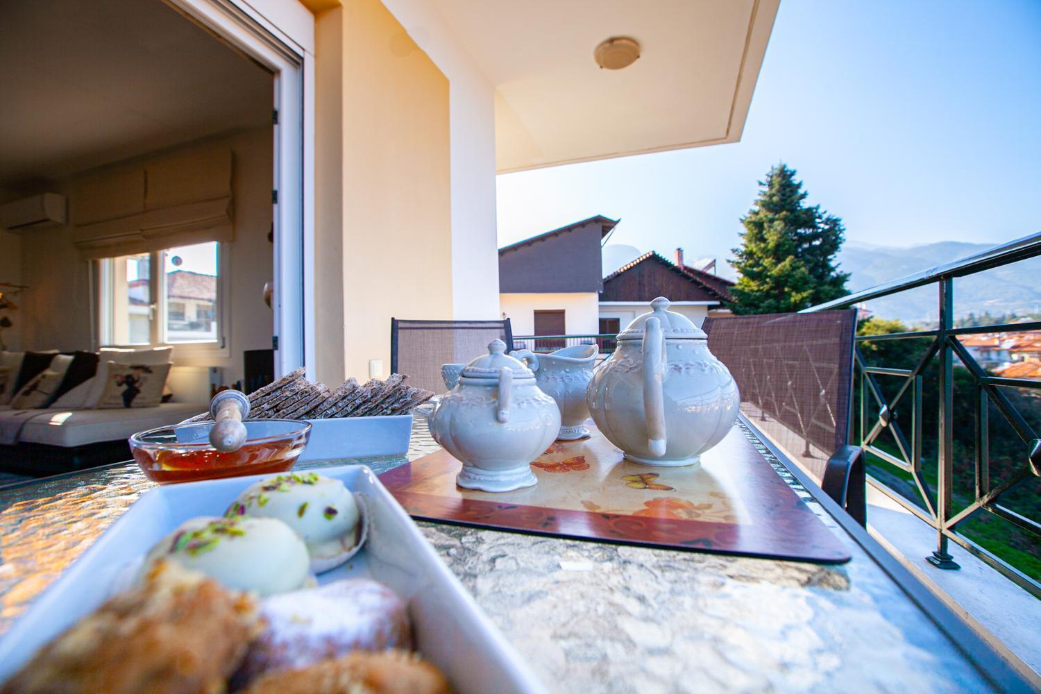 Rodon Apartment With Great View, Sauna And Jacuzzi Litóchoron Buitenkant foto