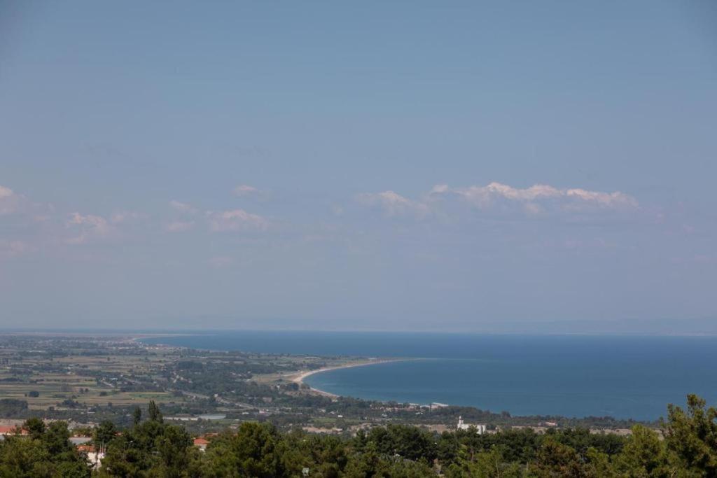 Rodon Apartment With Great View, Sauna And Jacuzzi Litóchoron Kamer foto